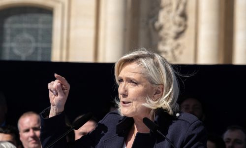 Rally In Support Of Marine Le Pen - Paris
